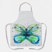 Butterfly Aquarell-Aquarell Schürze (Vorderseite)