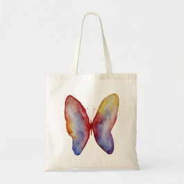 Butterfly Aquarell Art Budget Tasche