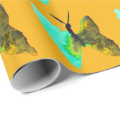 Butterfly Aquarell hübsch Geschenkpapier (Rolleneckpunkt)