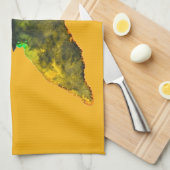 Butterfly Aquarell hübsch Geschirrtuch (Viertel Falte)