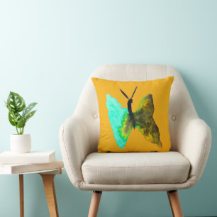 Butterfly Aquarell hübsch Kissen
