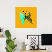 Butterfly Aquarell hübsch Poster (Heimbüro)