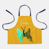 Butterfly Aquarell hübsch Schürze (Vorderseite)