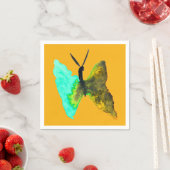Butterfly Aquarell hübsch Serviette (Beispiel)