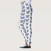 Butterfly Aquarell Kunst Zeichne einzigartige Legg Leggings (Links)