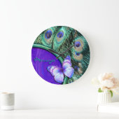 Butterfly Art 27 Wall Clocks Große Wanduhr (Zuhause)