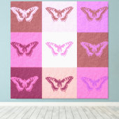 Butterfly Art 2 Leinwanddruck (Insitu (Holzboden))