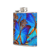 Butterfly Art 35 Wrapped Flask Flachmann (Links)