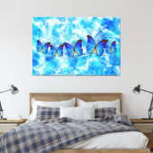 Butterfly Art 37 Wrapped Canvas Leinwanddruck (Insitu (Schlafzimmer))