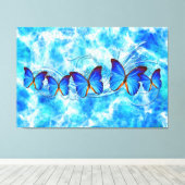 Butterfly Art 37 Wrapped Canvas Leinwanddruck (Insitu (Holzboden))
