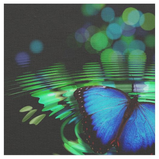 Butterfly Art 63 Custom Fabrics Stoff (Nahaufnahme)
