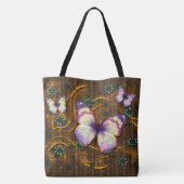 Butterfly Art 6 Bildoptionen Tasche (Rückseite)