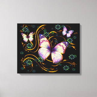 Butterfly Art 6B Wrapped Canvas Leinwanddruck