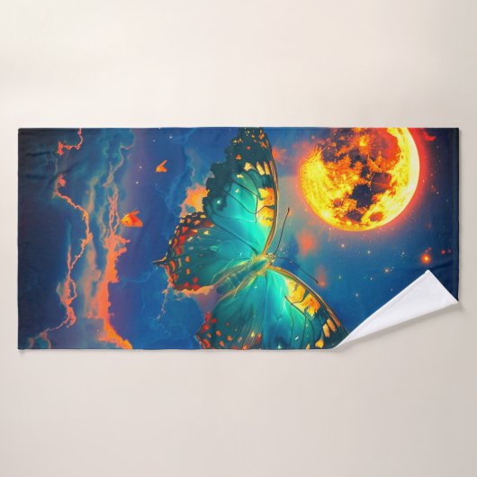 Butterfly Art Badehandtuch (Badehandtuch)