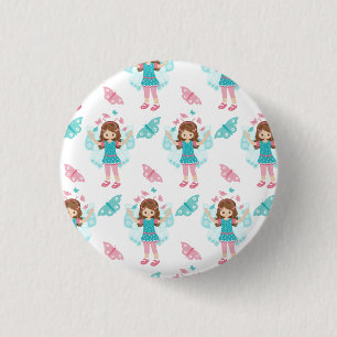 Butterfly Art Button
