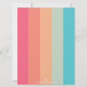 Butterfly Art Card Bildungs-Farbtheorie Einladung (Rückseite)