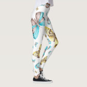 Butterfly Art Drawing Leggings (Rechts)