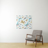 Butterfly Art Drawing Wandteppich (Beispiel (Horizontal))
