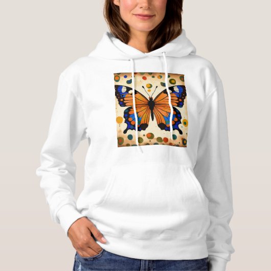 Butterfly Art Dualdesign Hoodie (Vorderseite)