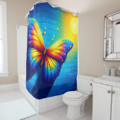 Butterfly Art Duschvorhang (Beispiel)