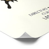 Butterfly Art Exhibition Poster 'Wings of Power' (Ecke)