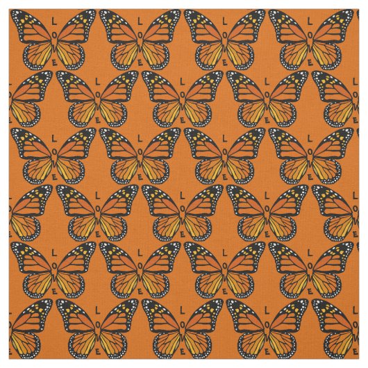 Butterfly Art Fabric Monarch Butterfly Muster Stoff (Muster)