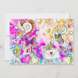 Butterfly Art Feiertagskarte