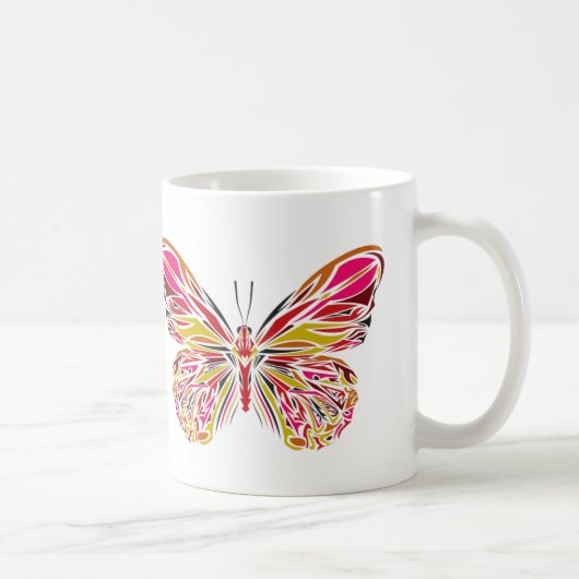 Butterfly Art Kaffeetasse (Rechts)