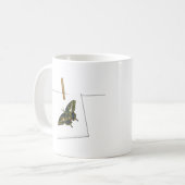 Butterfly Art Kaffeetasse (Vorderseite Links)
