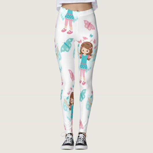 Butterfly Art Leggings (Vorderseite)