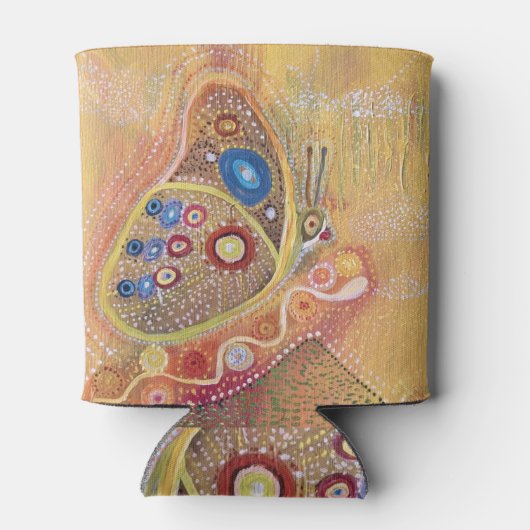 Butterfly Art Malerei Custom kann kühler Dosenkühler (Rückseite)