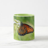 Butterfly Art Monarch Wildblume Tasse Cup (Zentrum)