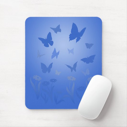 Butterfly Art Mousepad Blue Butterfly Geschenke (Mit Mouse)