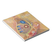 Butterfly Art Painting Notepad - 40 Seiten Notizblock (angewinkelt)