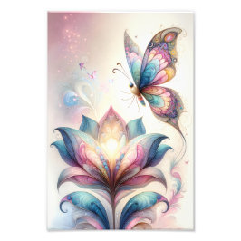 Butterfly Art Posters Dorm Zimmer Idee für Mädchen Fotodruck