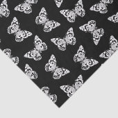 Butterfly Art Print Pattern Vintage Schmetterlinge Seidenpapier (Ausschnitt)