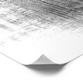 Butterfly Art | Schwarz und Weiß Poster (Ecke)