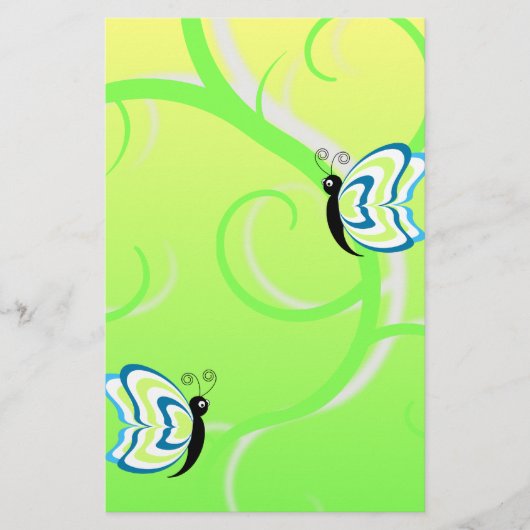 Butterfly Art Scrapbooking Briefpapier (Vorderseite)