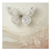 Butterfly Art Soft Palette Graphic Design Poster (Vorderseite)