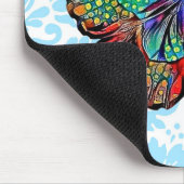 Butterfly Art Vintages Muster Mouse Pad Mousepad (Ecke)