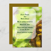 Butterfly Art Wedding Save The Date (Vorne/Hinten)