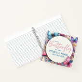 BUTTERFLY auf der WAY Fairycore Baby Girl Shower Notizblock (Innenseite)