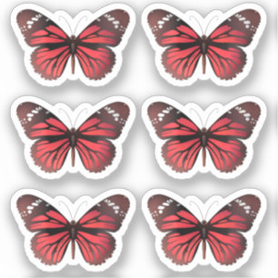 Butterfly-Aufkleber Pack Garden Elegantes Monarche Aufkleber