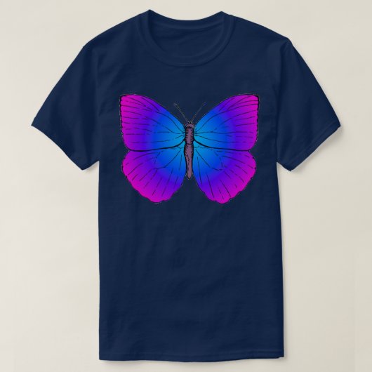 Butterfly-Aufkleber witzige Aufkleber T-Shirt (Design vorne)