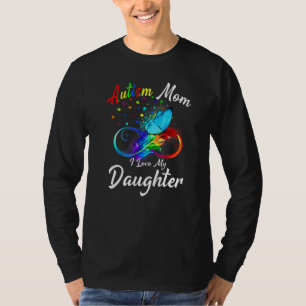 Butterfly-Autismus-Mama I Liebe meine Tochter-Bewu T-Shirt