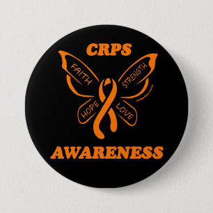 Butterfly/Awareness.. CRPS Button