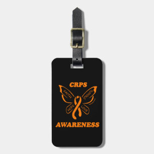 Butterfly/Awareness.. CRPS Gepäckanhänger