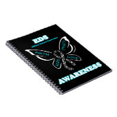 Butterfly/Awareness..EDS-Notebook Notizblock (Rechte Seite)