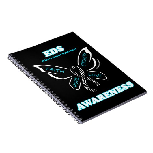 Butterfly/Awareness..EDS-Notebook Notizblock (Rechte Seite)