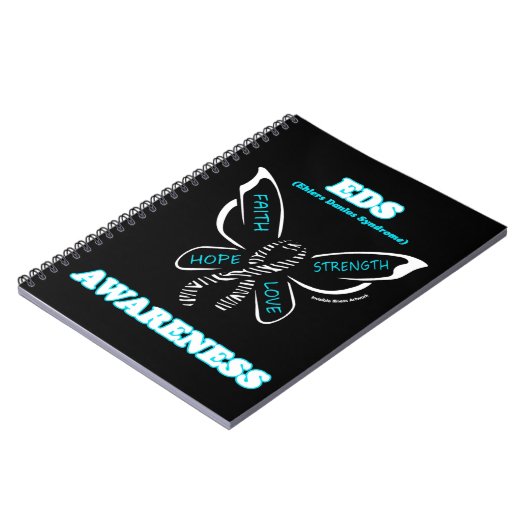 Butterfly/Awareness..EDS-Notebook Notizblock (Linke Seite)